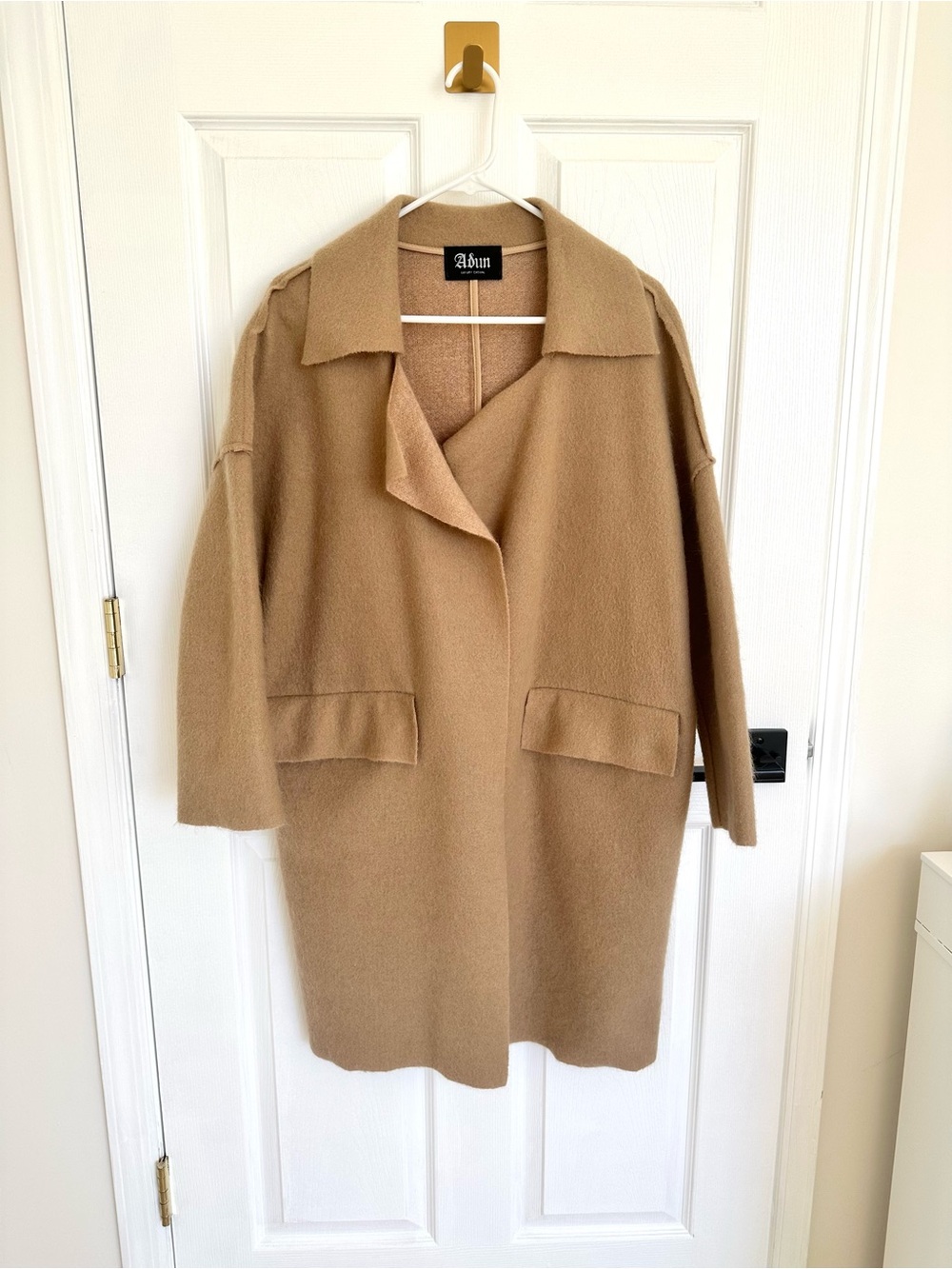 Women's Camel Wool Blend Coat